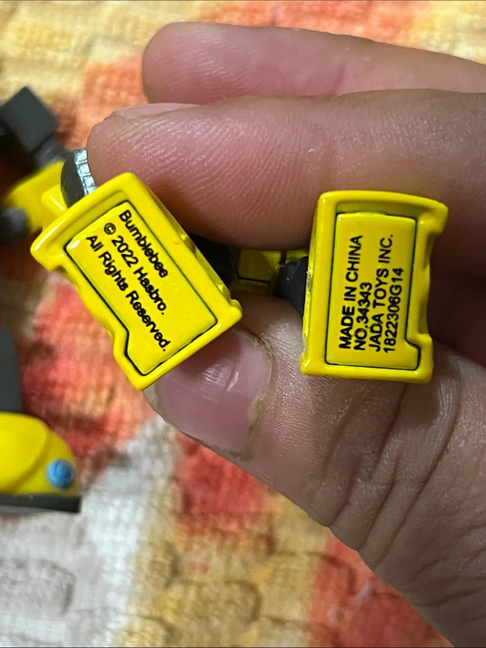 Bumblebee Yellow Key & Card Holder Charm